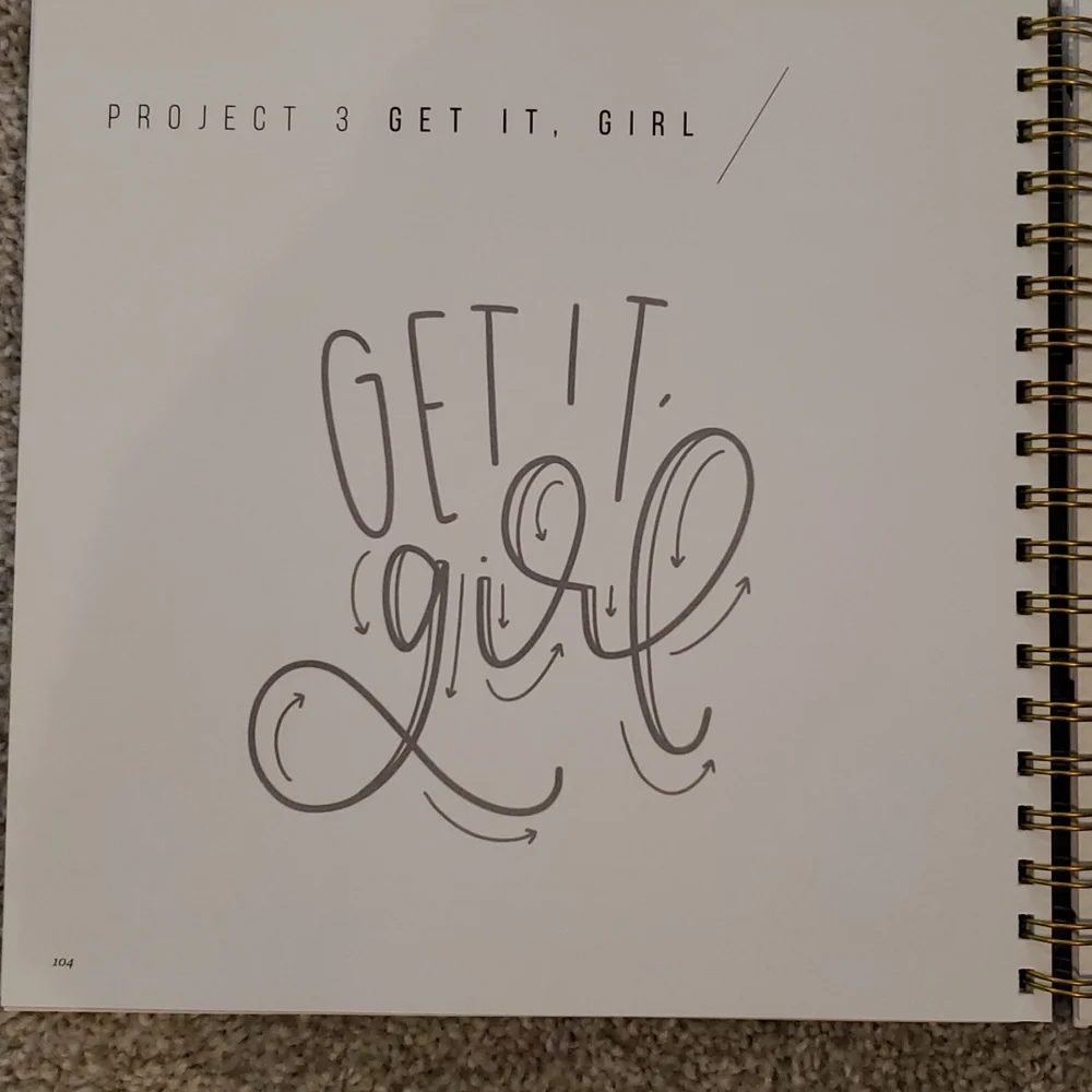 Hand Lettering 101 Book - Picture 5 of 5